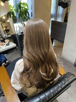 ルモ(Lumo)&nbsp;【MIHO】ミルクティーグレージュ×ロング