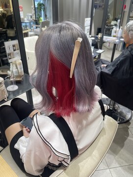 アミル(amiLe) インナー/ブリーチ/デザイン/派手髪/D