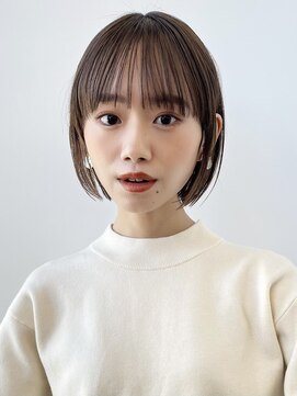 フォト 新宿(foto) イメチェンカット/ショートボブ/ココアベージュ/小顔