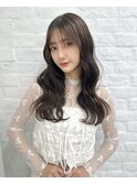 前髪顔まわり韓国ヘアレイヤーカットサイドバンク2wayバンク韓国