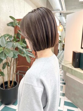 ノエ(noe) ホワイトグレージュ/デジタルパーマ/チェリーブラウン/栄n11