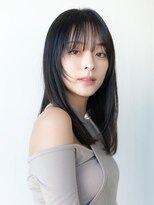 顔周りレイヤー/20代30代大人かわいい/くびれヘア