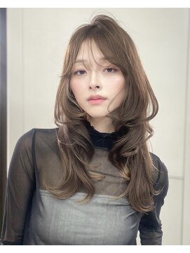 ヴェイン 渋谷(vain) レイヤーカット小顔似合わせ前髪ナチュラルワンカール美髪艶髪