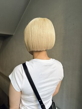 マーシー(MAAAAAC) 【MAAAAAC】ミニボブブロンド[小倉北/京町/ブロンド/ミニボブ]