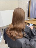 ブリーチなしベージュカラー