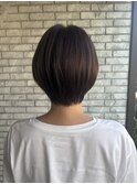 丸みショートボブ