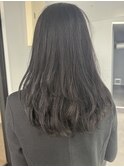 20代30代大人可愛い韓国風ヘアスタイルCカール内巻きブラック
