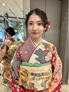 アミー 銀座(Ammy) 成人式ヘアセット×振袖着付け♪yu