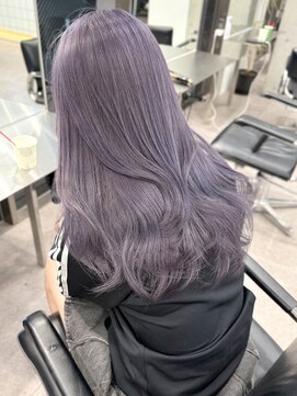 サンクプロジェクト(cinq PROJECT) 原宿韓国顔まわりラベンダーグレージュラベンダーベージュ