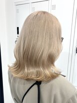 ワンズ リー 上大岡店(One's ly) 大人ガーリー/ミルクティーベージュ/似合わせカット