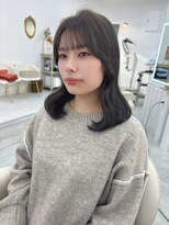 ユイマァル 岡山店(YUIMARL)&nbsp;フェアリーレイヤー20代30代40代グレージュカラーブリーチなし