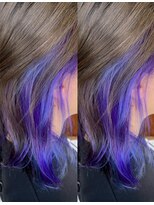 アンチ(ANTI)&nbsp;【インナーカラー】Wカラー/ミックスカラー/ブルーパープル