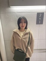 シータ(CITA) ミディアムボブ×顔まわりレイヤー