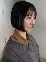 トリッカ シブヤ(TRICCA SHIBUYA)&nbsp;ショートミニボブタッセル切りっぱなしぱつっとレイヤー
