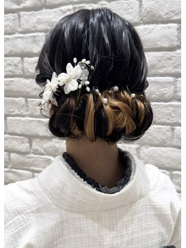 バサラ 大阪梅田店(VASARA) 着物 推し活 セミロング へアメ ヘアセット ゆるふわ
