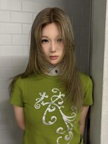 ロジ(loji) olive beige×layer cut