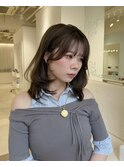 ミディアムハイレイヤー×マロンブラウン