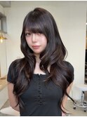 ワンホンヘア/レイヤーカット/ハッシュカット/韓国ヘア