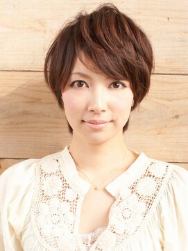 ナナナ パレナ 宝塚店(nanana parena) 目鼻立ちクッキリ、印象派ショート