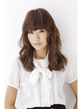 デザイアー 下高井戸店(desire) 重バングロングヘアスタイル　【desire下高井戸】