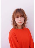 外ハネカッパーベージュ