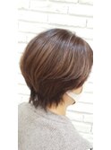 《HERAZ 林真紀〉人女子かわいいマッシュウルフ