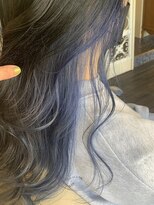 ディンプル 越谷駅前(DiMPlE)&nbsp;挑戦しやすいインナーカラー/ネイビーブルーカラー/