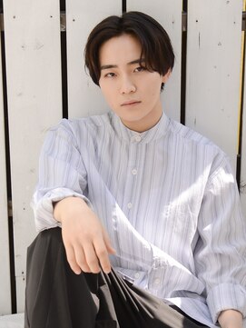 ロアーヘアー フォルド 小倉店(RAWR hair FOLD) 【RAWR】メンズ_ナチュラルセンターパート