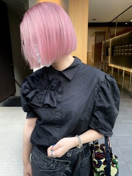 シィーム(cime) ピンクカラー ブリーチカラー ハイトーンピンク