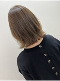 【北見】#切りっぱなしボブ#ハイライト#大人可愛い