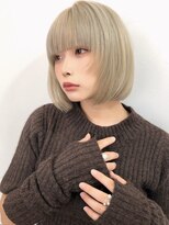 リコバイアフロート(riko by afloat)&nbsp;ハイトーン/ホワイトベージュ/ボブ/フェイスレイヤー