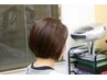 アルカリ白髪染め（リタッチ）＋100％天然ヘナ染め（毛先）＋SB → ¥8360-