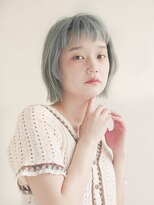 ジュール 大分(Joule)&nbsp;セクションカラー/ペールベージュ/透明感ボブ[大分駅]