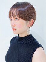 アイティー バイ アルバム 中野店(IT by ALBUM)&nbsp;シースルーマッシュショート_グレージュカラーボブ_ba419421