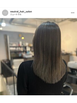 ニュートラル(neutral) 【neutral】バレイヤージュ