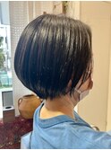 襟足すっきりショートボブ