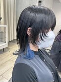 ◎顔まわりのウルフカット×インナーカラー◎