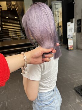 ロンド レア 天神大名店(Lond Le’a) ダブルカラー/インナーカラー/イヤリングカラー/ミルクティ/大名