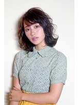 クシュ 所沢東口店(kusyu...) シルキーベージュ/斜めバング/グレージュカラー/デザインカラー