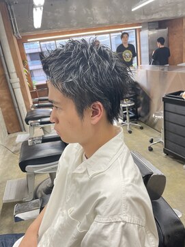 ロンド ローガン 名駅(Lond LOGAN) パーマ職人Ryu指名大人短髪刈らないスパイキーショート