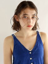 アンドレイ 表参道(andrey)&nbsp;[ANDREY]グレーベージュ/レイヤーロング/前髪パーマ黒髪カタログ