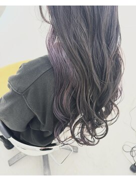 アイニ 天王寺アポロ店(aini) インナーカラー/ヴィオレット