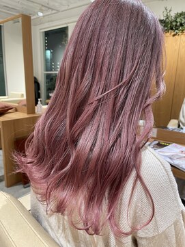 ハイネ(hyne) ピンクベージュ