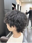 波巻きパーマ