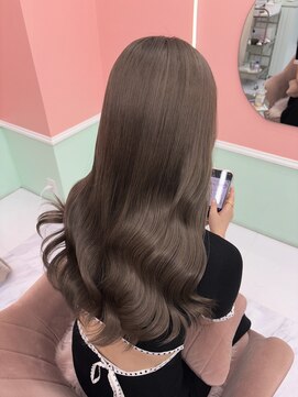 ガーランド(Girland) 【girland】グレージュカラー　韓国風/レイヤーカット