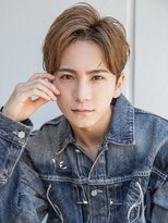 【メンズstyle】ベリーショートニュアンスパーマグレーベージュ
