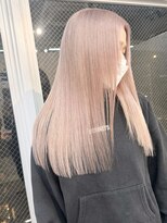 ラニヘアサロン(lani hair salon)&nbsp;ミルクティーベージュ/ベージュカラー/ハイトーン/ケアブリーチ