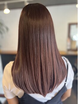 フェリーチェ(felice)の写真/髪質改善メテオストレートで昨日とは違う貴方へ。まっすぐ過ぎない自然な仕上がりと柔らかさを実現◎