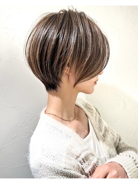 アンド ストーリーズ(&STORIES) ショートボブ髪型30代40代50代前髪あり前髪なし面長丸顔【倉田】