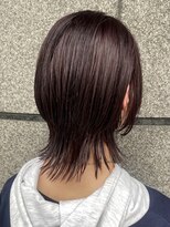 ピークアブー 原宿ハラカド(PEEK-A-BOO) ボルドーミディアムレイヤーハッシュカットウルフ美髪フェイス